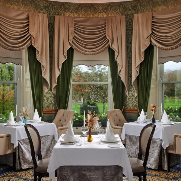Vintage dining room for hotel afternoon tea in kerry