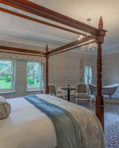 Elegant hotel suite at ballyseede castle hotel in kerry