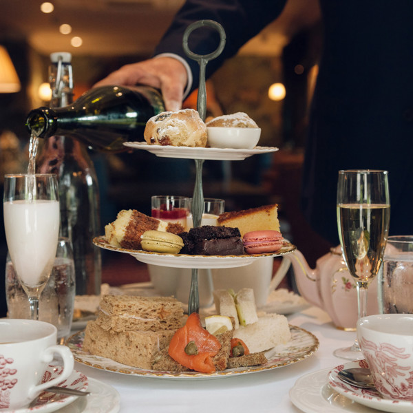 Afternoon high tea at the ballyseede castle hotel in kerry
