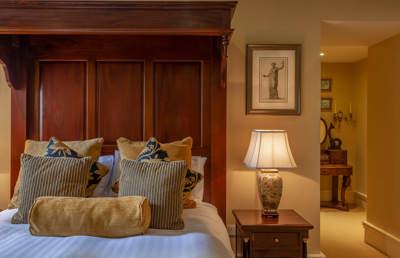 Comfortable and luxurious bedding at the 4 star ballyseede castle hotel