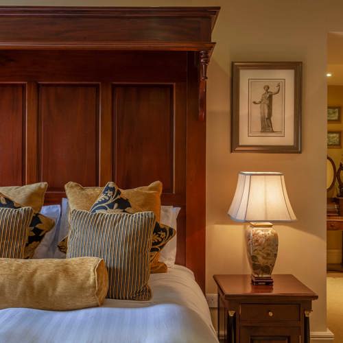 Comfortable and luxurious bedding at the 4 star ballyseede castle hotel