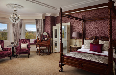 Sophisticated hotel suite in irish country house hotel in kerr