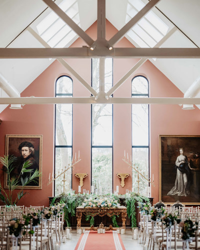 The wedding chapel at ballyseede castle hotel in kerry ireland