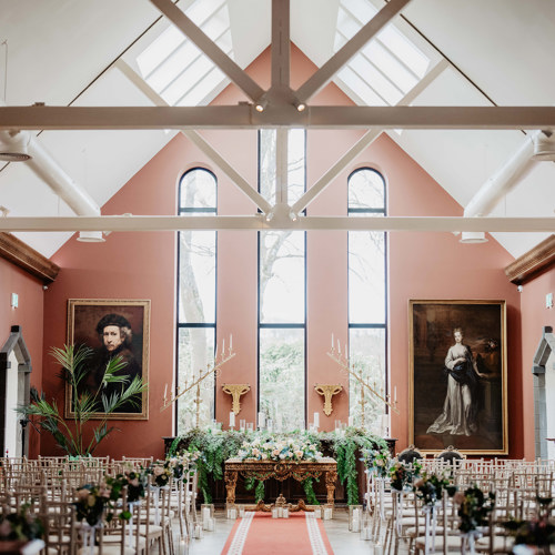 The wedding chapel at ballyseede castle hotel in kerry ireland
